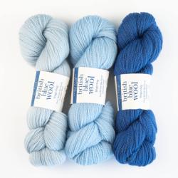 Erika Knight British Blue Wool Fingering