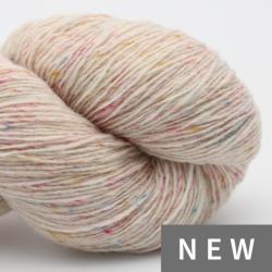 BC Garn Loch Lomond Lace GOTS White confetti