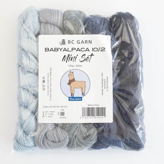 BC Garn Babyalpaca 10/2 Set 125g Neon Farben