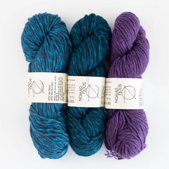 Nomadnoos Eri Khullu 6-ply handspun hit the high montains (denim)