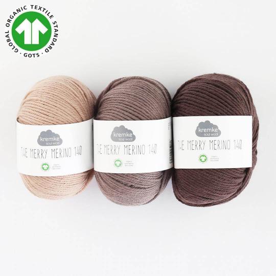 Kremke Soul Wool The Merry Merino 140 GOTS Wool White