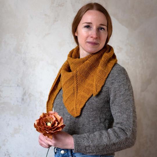 Hey Mama Wolf Pattern Sunray shawl englisch